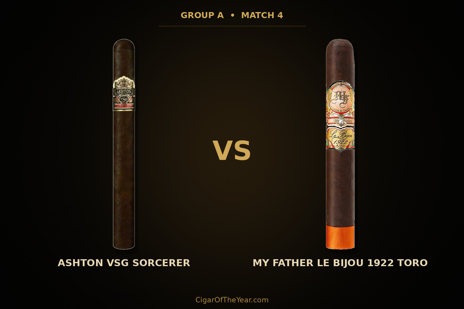 Ashton VSG vs My Father Le Bijou 1922 Toro in Match M4