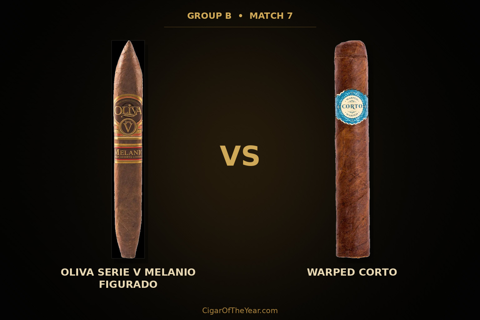 Oliva Serie V Melanio Figurado vs Warped Corto in Match M7