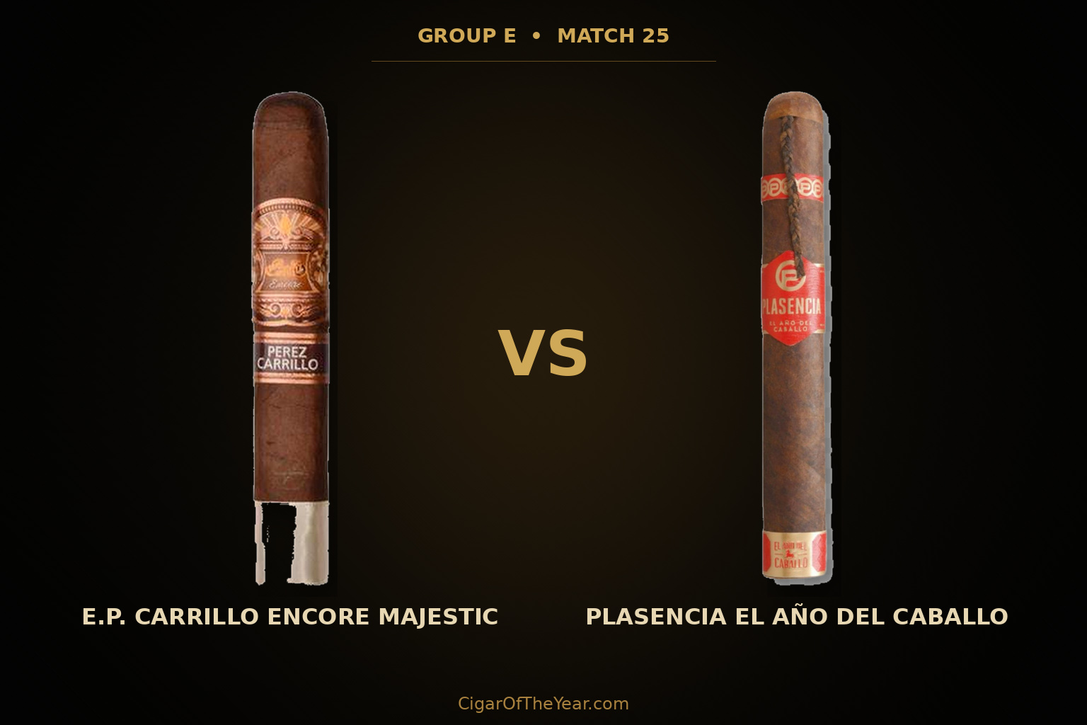 E.P. Carrillo Encore Majestic vs Plasencia El Año del Caballo in Match M25