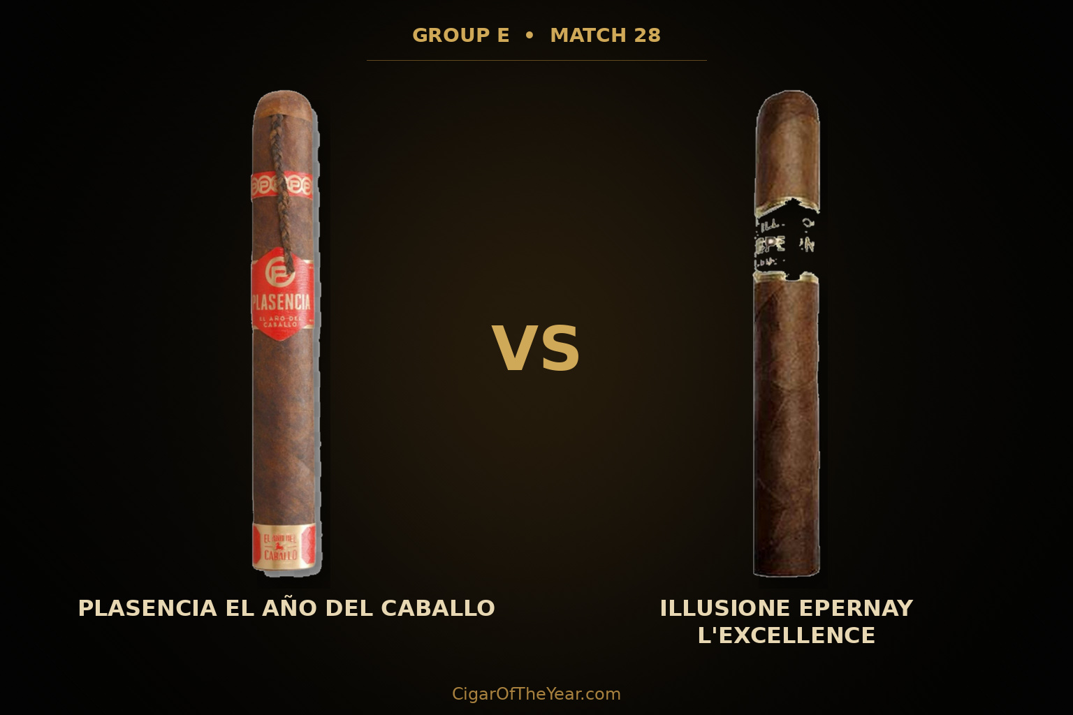 Plasencia El Año del Caballo vs Illusione Epernay L'Excellence in Match M28
