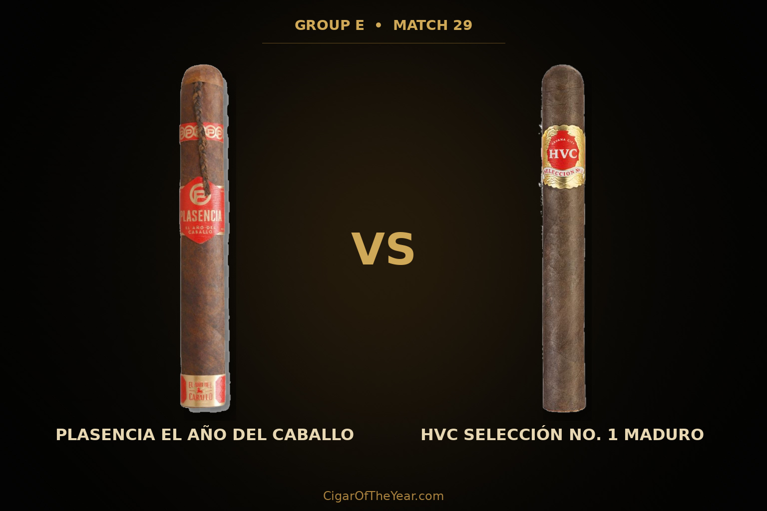 Plasencia El Año del Caballo vs HVC Selección No. 1 Maduro in Match M29