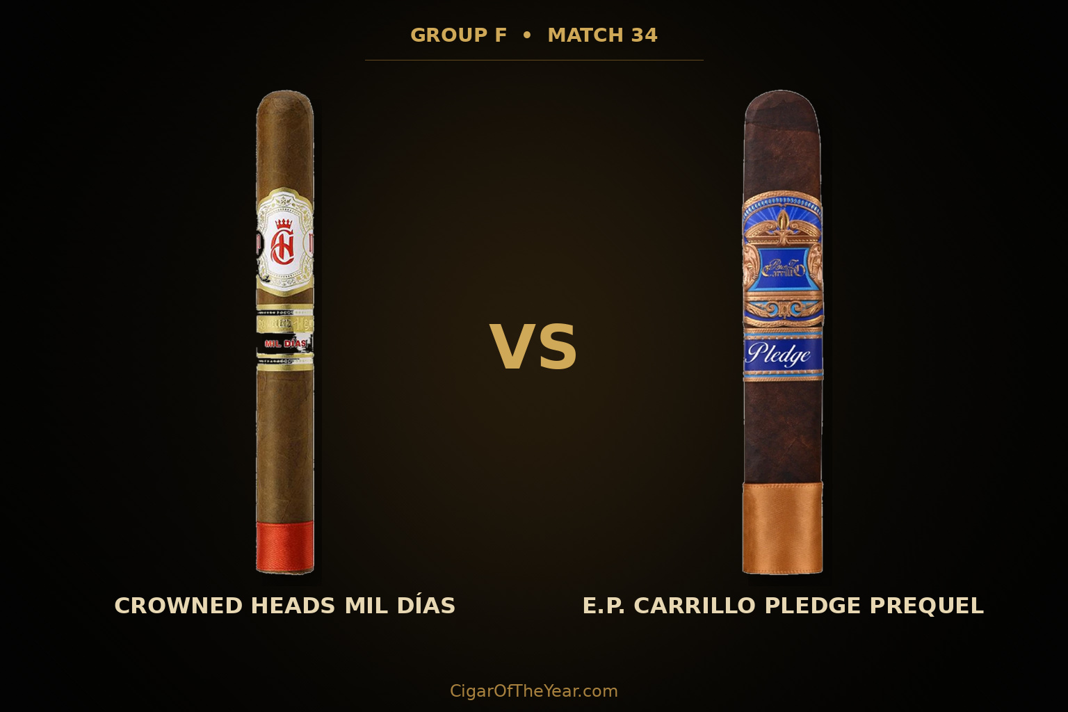 Crowned Heads Mil Días vs E.P. Carrillo Pledge Prequel in Match M34